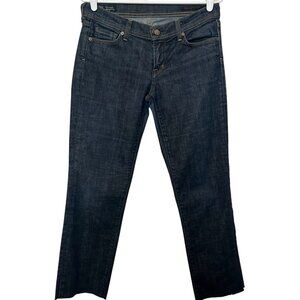 Citizens of Humanity Jean Women’s 29 Blue Low Rise Straight Leg Zipper Stretch